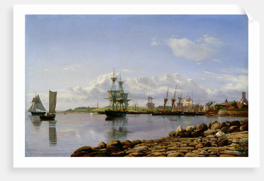 Shipping off a Baltic Port by Carl E. & Neumann Carl Johan Larsen