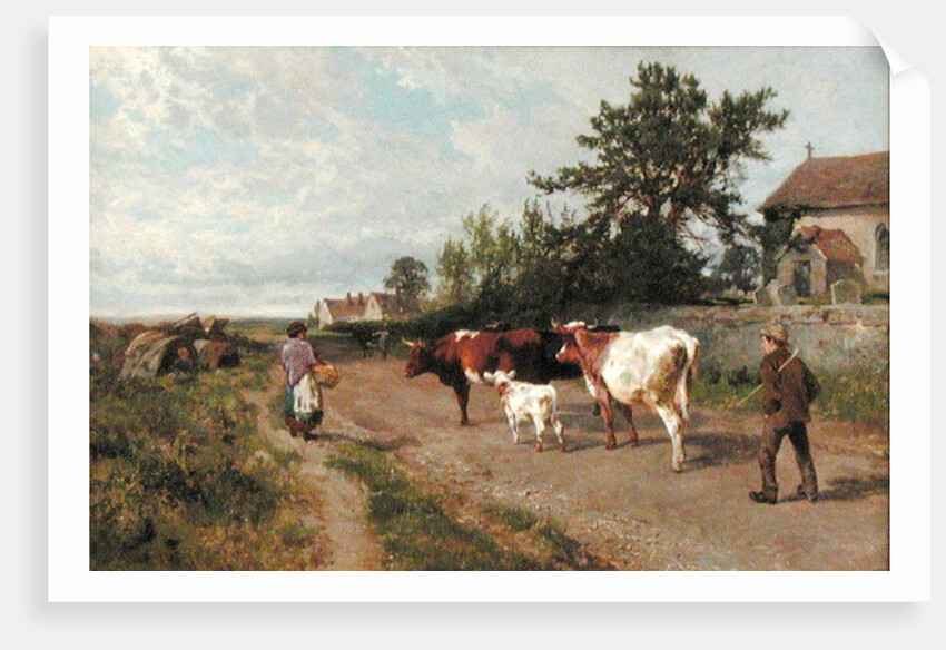 Going to Market, 1895 by Charles Collins