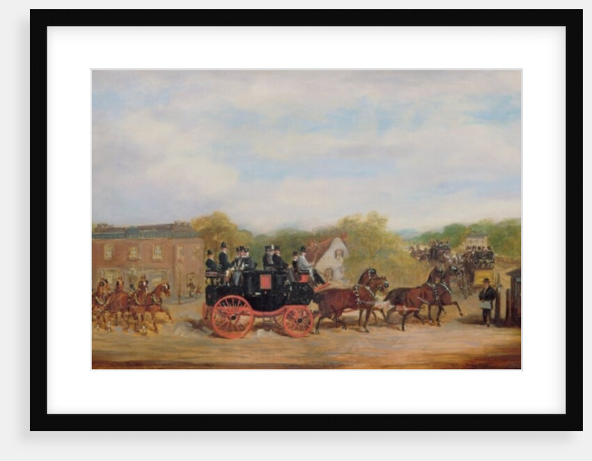 A Four-in-Hand Race at the Five Bells Tavern, New Cross by Herbert Jones