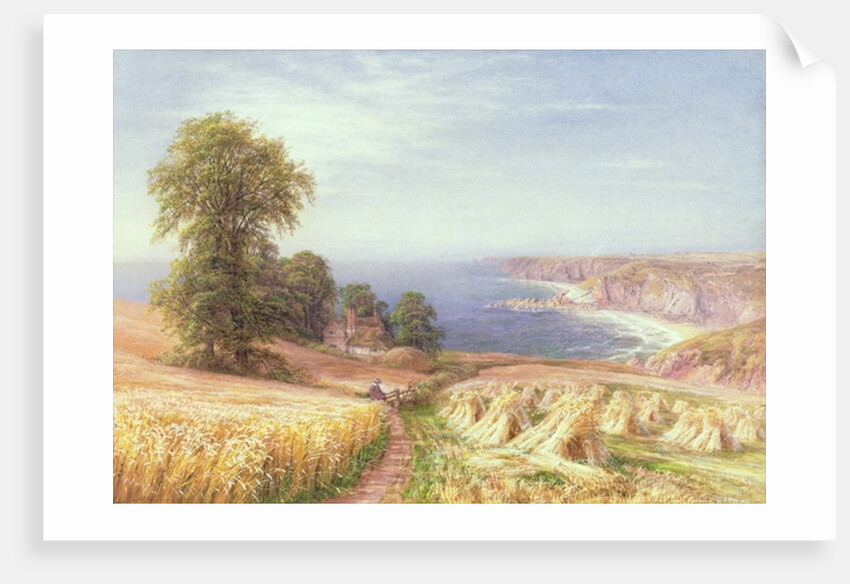 Harvest time by the Sea, 1881 by Edmund George Warren