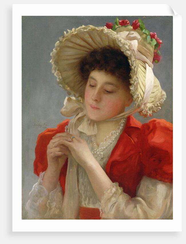 The Engagement Ring, 1898 by John Shirley Fox