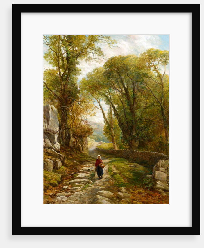 A Woodland Walk, 1872 by Frederick William Hulme