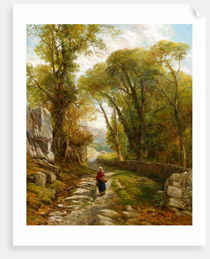 A Woodland Walk, 1872 by Frederick William Hulme