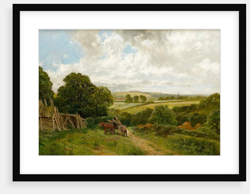 The Canal at Old Basing, Hampshire by James Peel