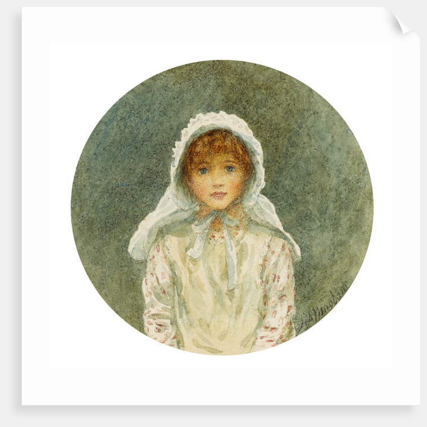 Portrait study of Kitty by Helen Allingham