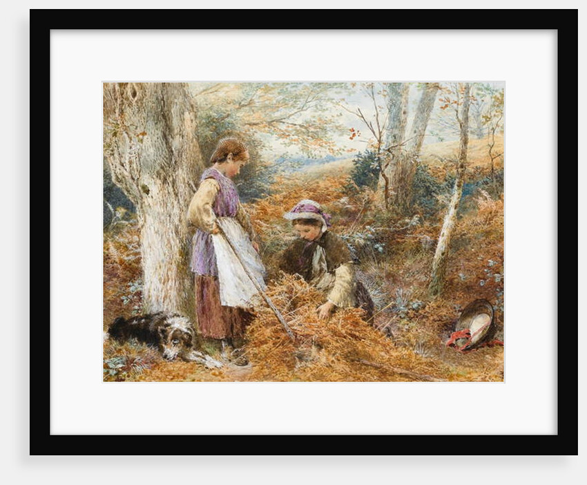 The Fern Gatherers by Myles Birket Foster