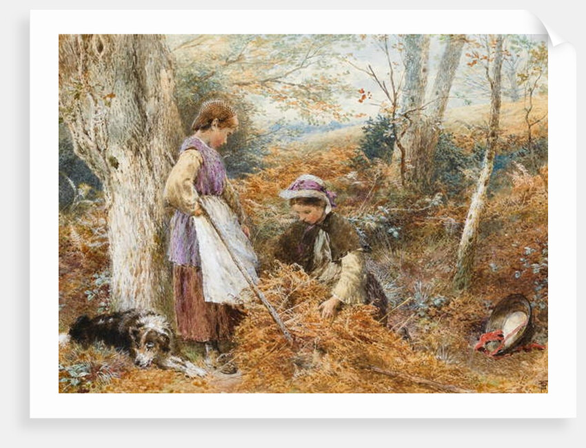 The Fern Gatherers by Myles Birket Foster
