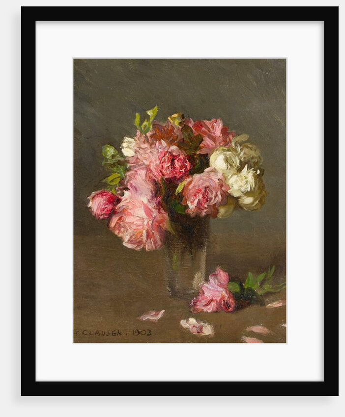 Roses in a Vase by George Clausen