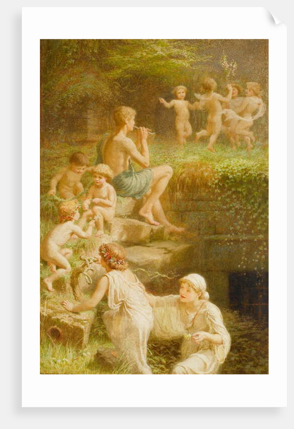 Arcadian Revelry: The Coming of Spring by Constance Phillott