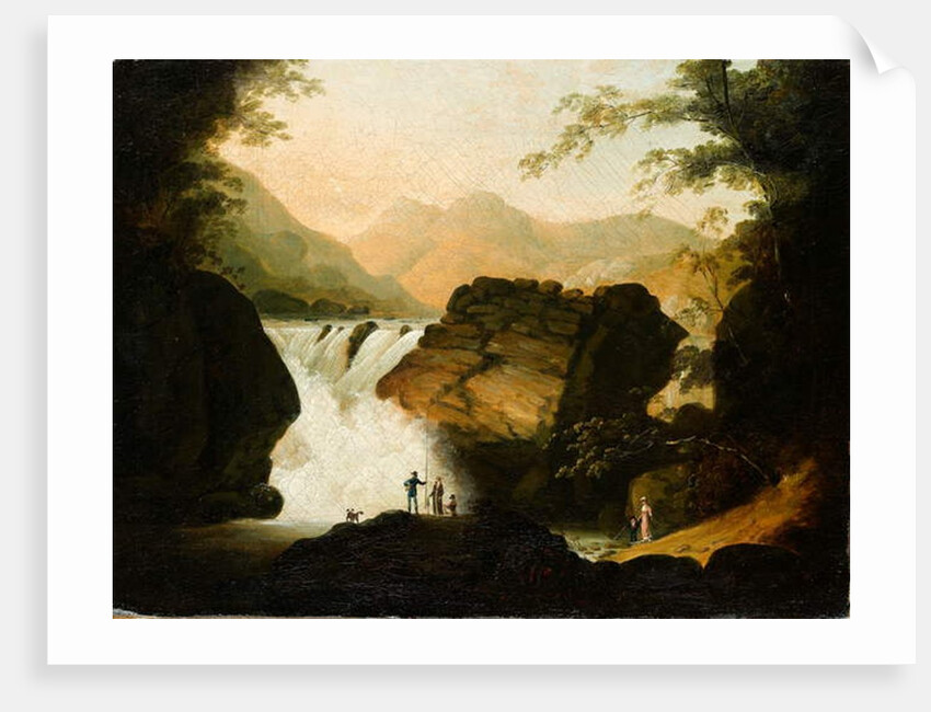 By the Falls, 1805 by Frederick F. Fielding