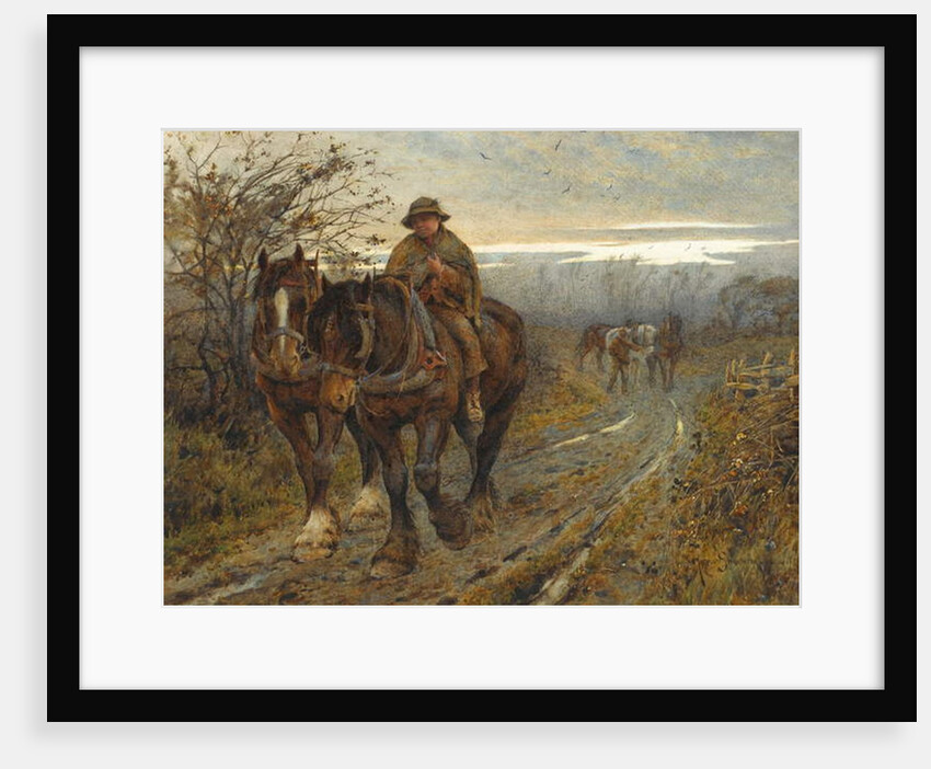 Weary Beasts Returning frae the Plough, 1894 by Joseph Harold Swanwick