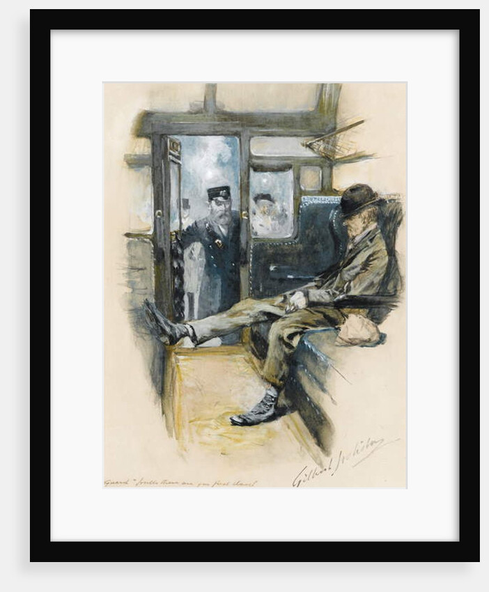 The Train Guard by Gilbert Holiday