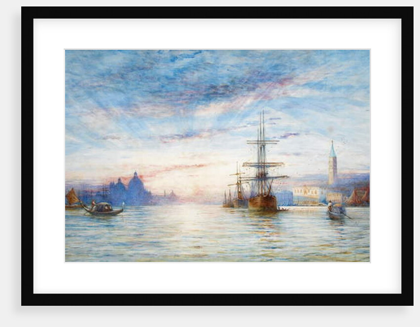 Sunset over the Venetian Lagoon by Hale Sanders