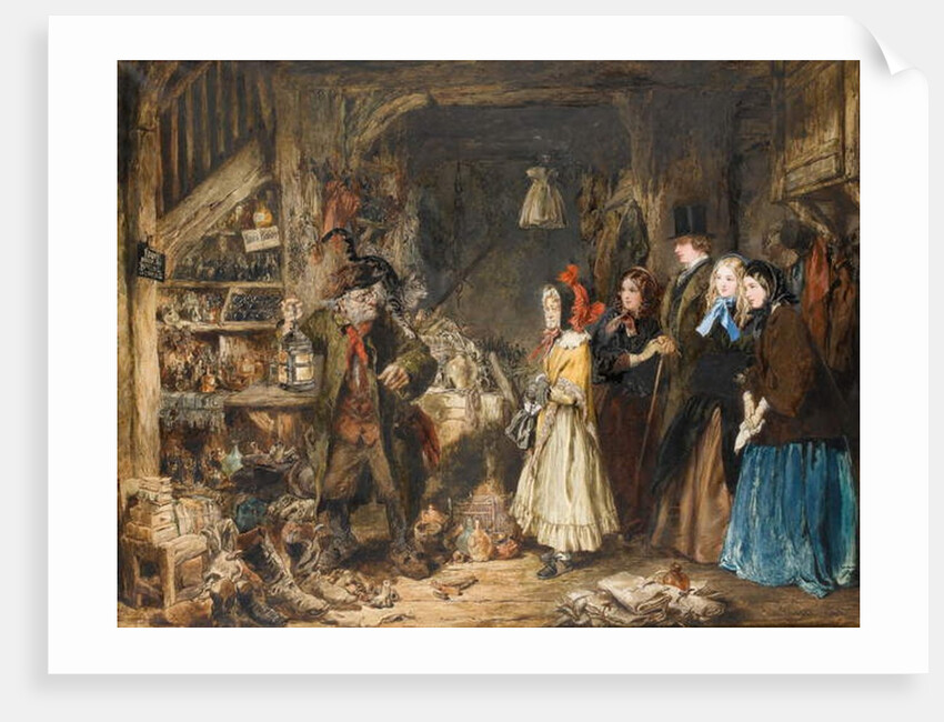 Miss Flite introduces the Wards in Jarndyce to Krook, The Lord Chancellor by John Gilbert