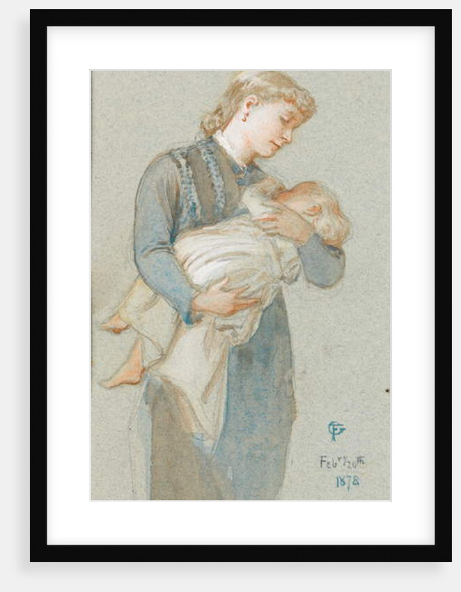 Frederica and her Mother, 1878 by Frederick Goodall