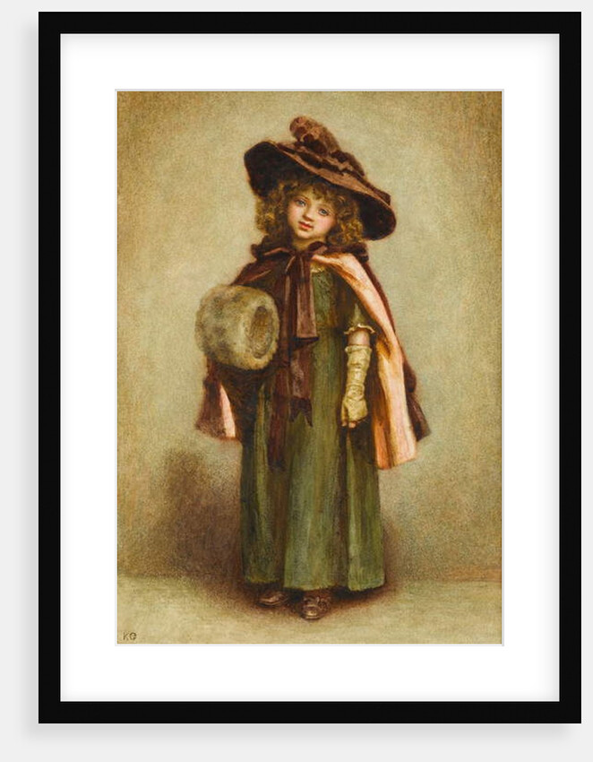 Ready to go out: The Girl with the Muff by Kate Greenaway