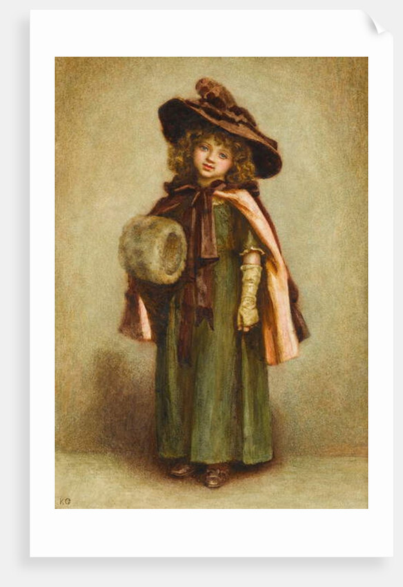 Ready to go out: The Girl with the Muff by Kate Greenaway