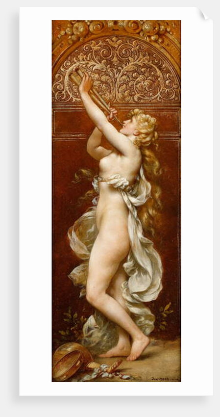 Music: A Decorative allegorical panel by Daniel Hock