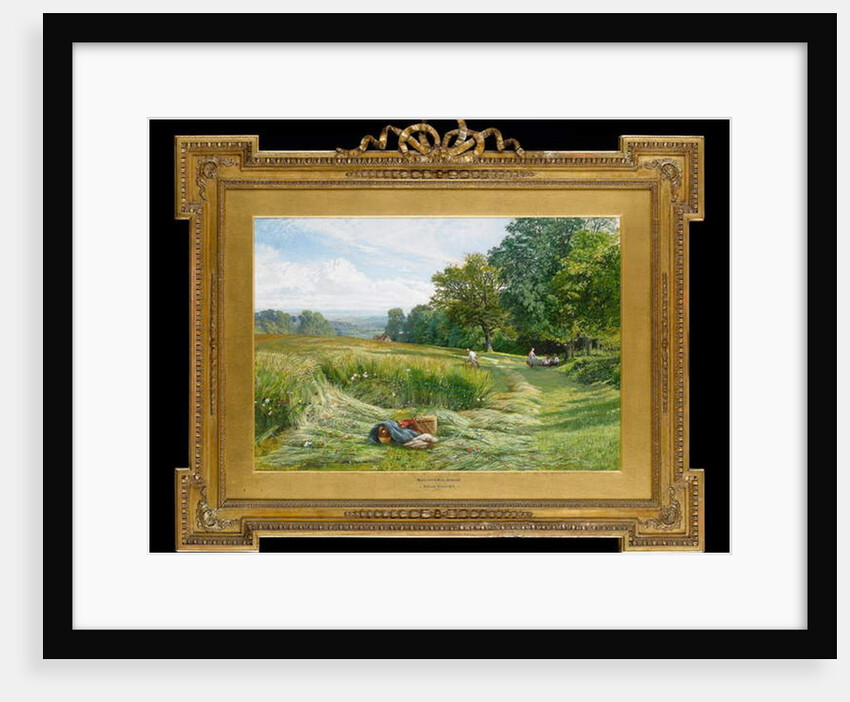 Hay Time near Leith Hill, Dorking, Surrey, 1860 by George Vicat Cole