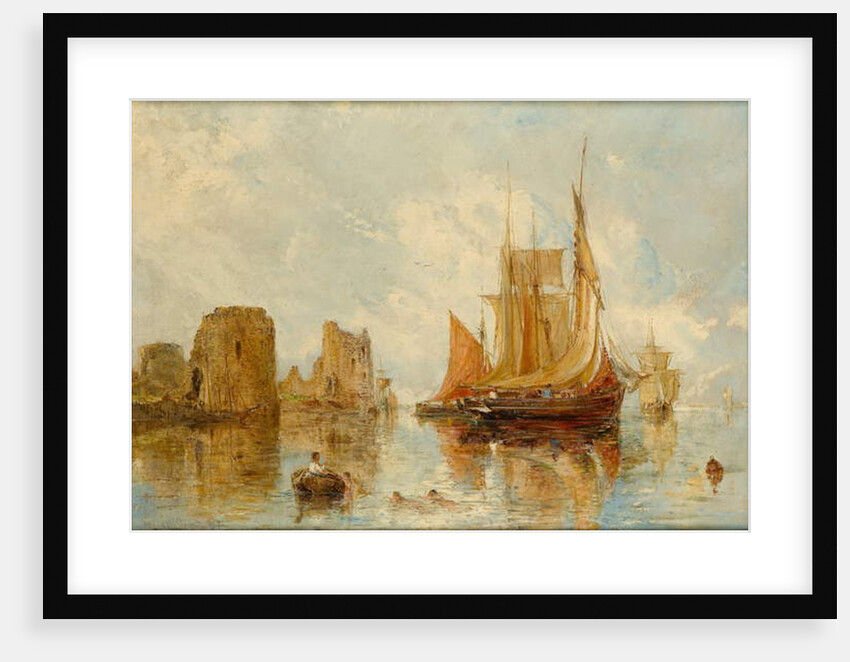 Flint Castle, 1887 by William Joseph J.C. Bond