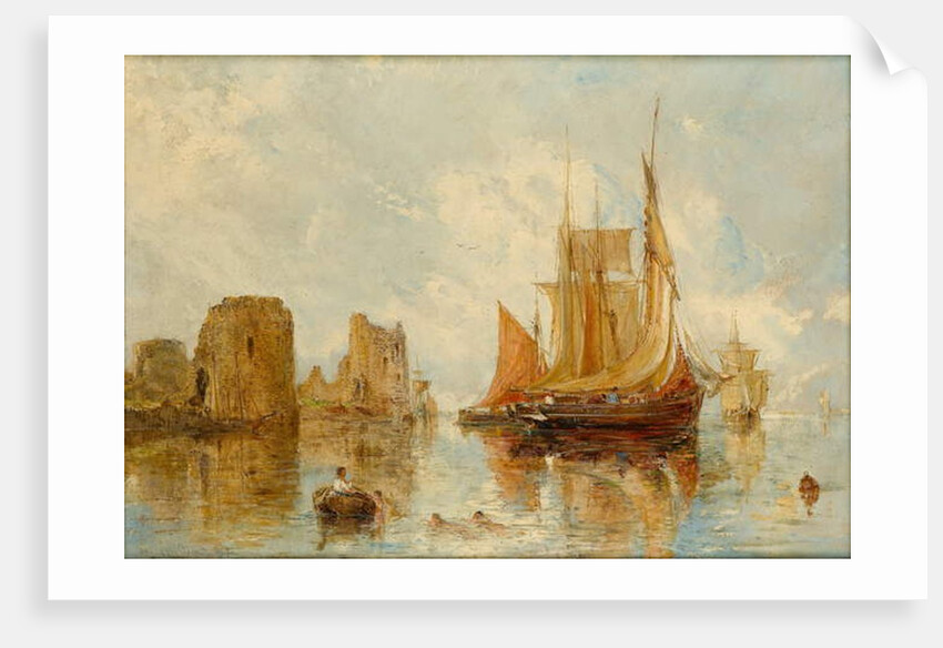 Flint Castle, 1887 by William Joseph J.C. Bond