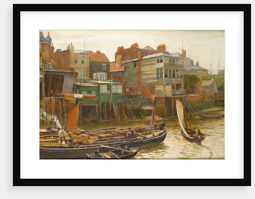 The Thames at Cold Harbour, Blackwall, 1896 by Charles Napier Hemy