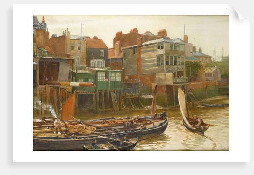 The Thames at Cold Harbour, Blackwall, 1896 by Charles Napier Hemy