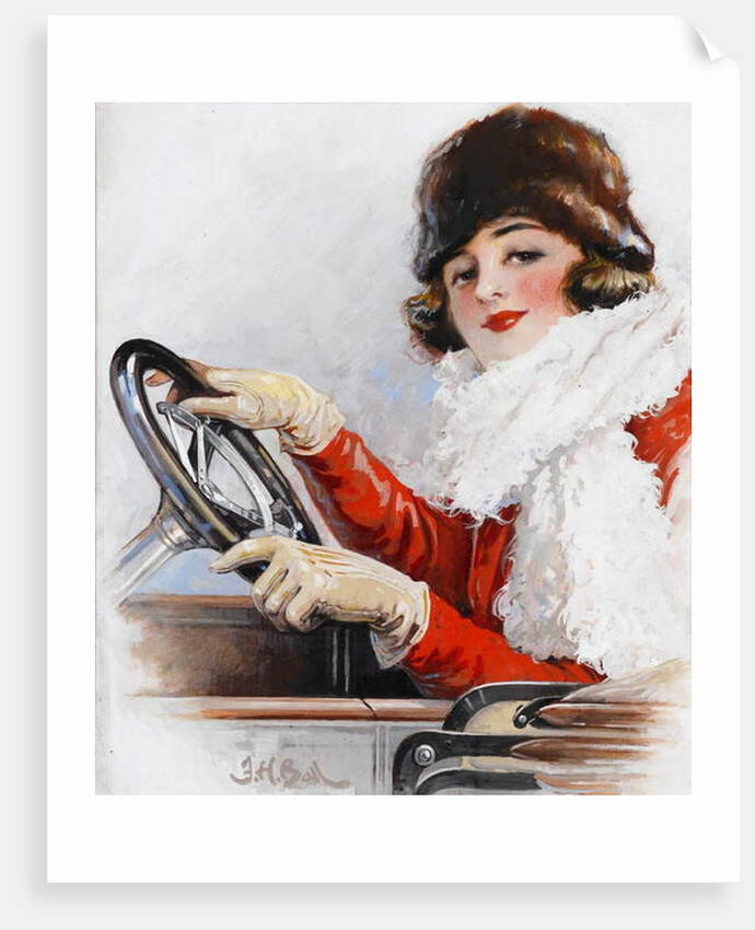 Dorothy Levitt, the Fastest Girl on Earth by Frederick Hammersley Ball