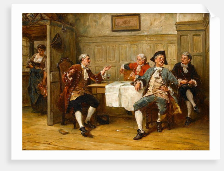 A Joke between Friends by Robert Alexander Hillingford