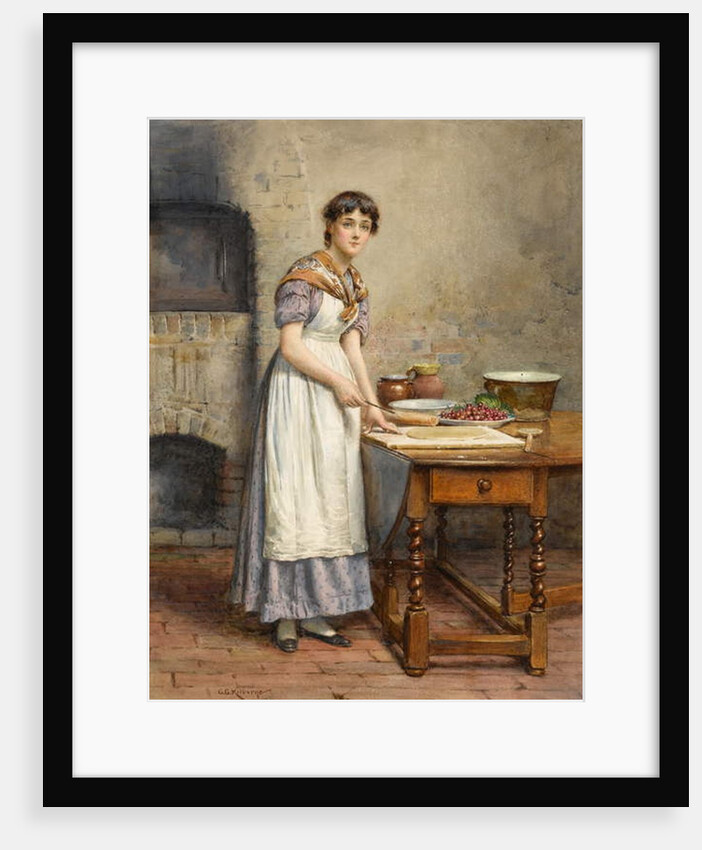 Making a Cherry Pie by George Goodwin Kilburne