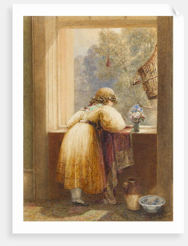 Looking from an Upstairs Window, 1832 by George Sidney Shepherd
