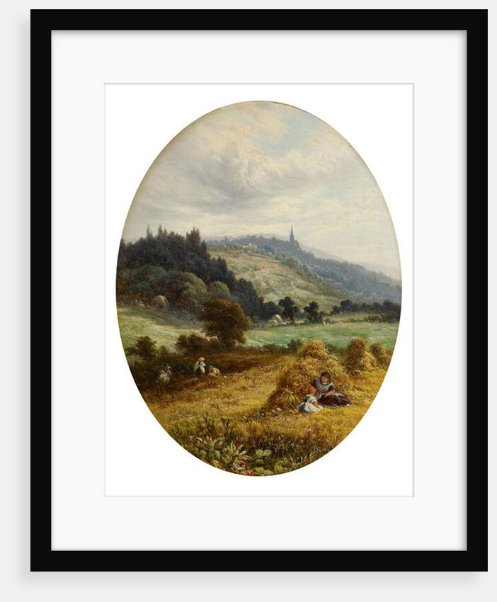 Harvest Time at Earlswood, near Redhill, Surrey by Walter Williams