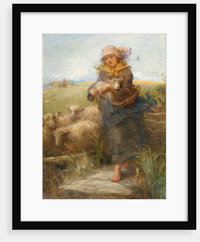 The Shepherdess by Robert Thorne-Waite