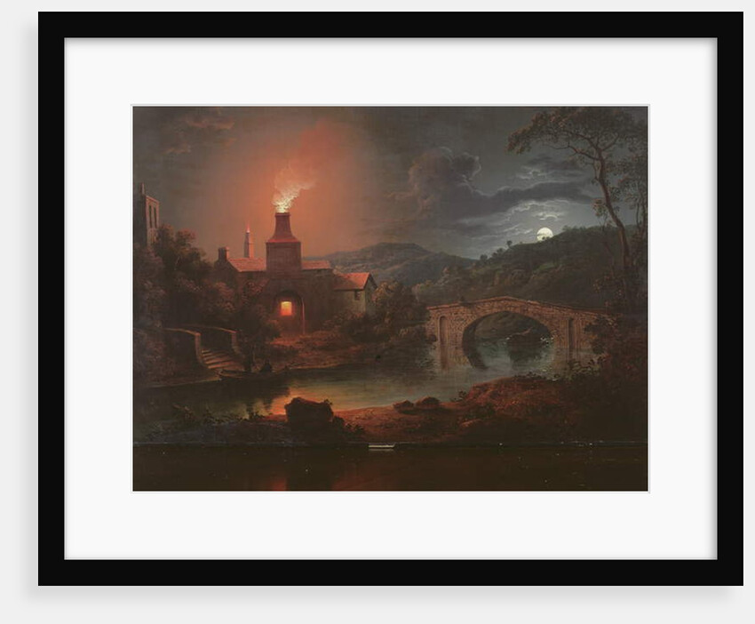 An Ironworks by Moonlight by Sebastian Pether
