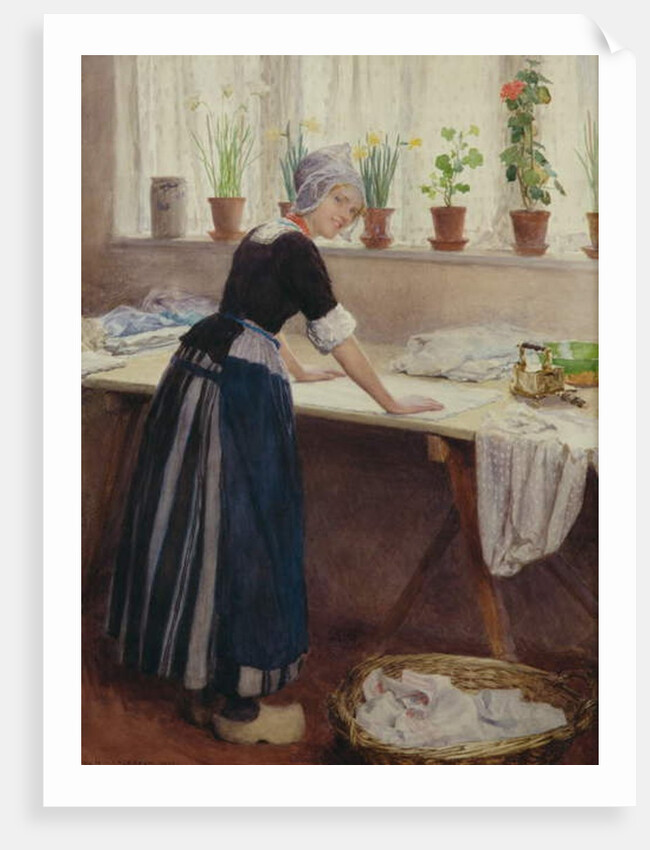 The Laundry Maid, 1915 by William Henry Margetson