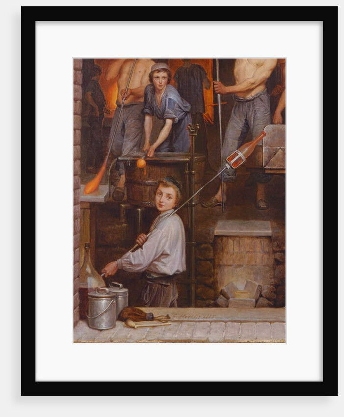 Interior of a Furnace, 1865 by Charles Housez