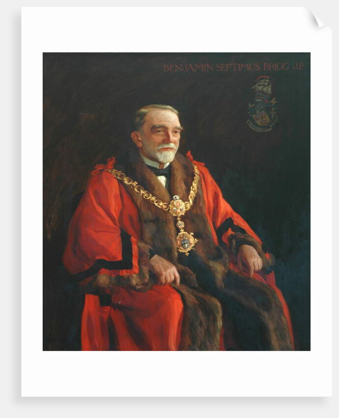 Benjamin Septimus Brigg, First Mayor of Keighley by Frederick Stead