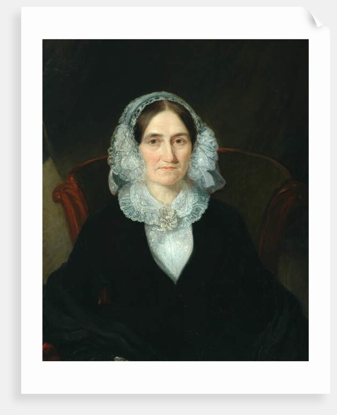 Portrait of Lady with Lacy Headdress, c.1845 by English School