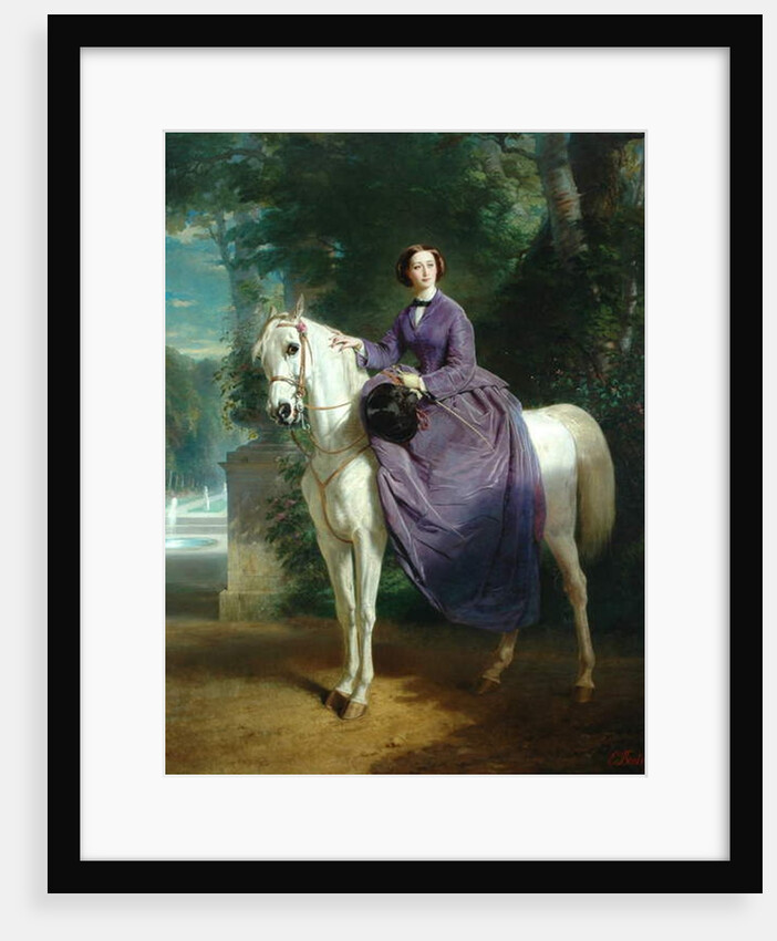 Empress Eugenie, 1857 by Charles Edouard Boutibonne