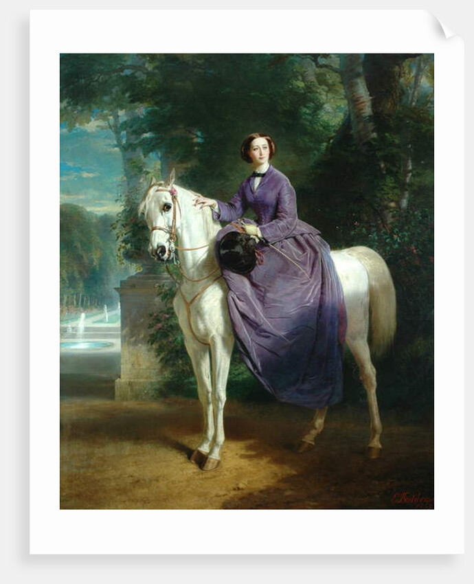 Empress Eugenie, 1857 by Charles Edouard Boutibonne