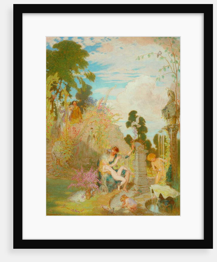 A Garden Idyll, 1929 by William Shackleton