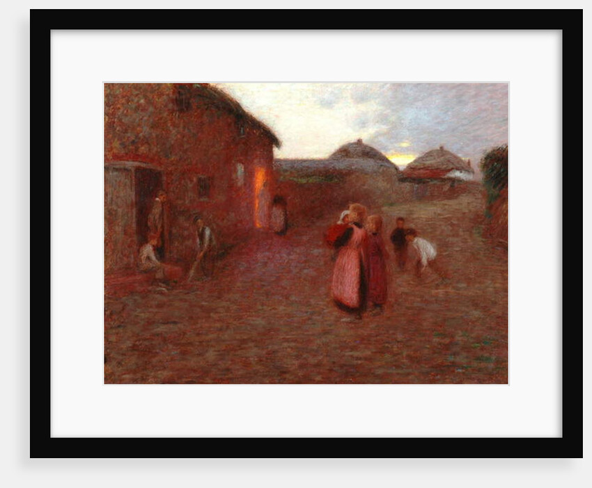 A Village Street by William Edward Stott