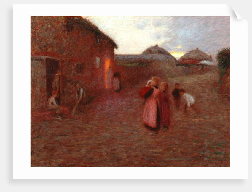 A Village Street by William Edward Stott