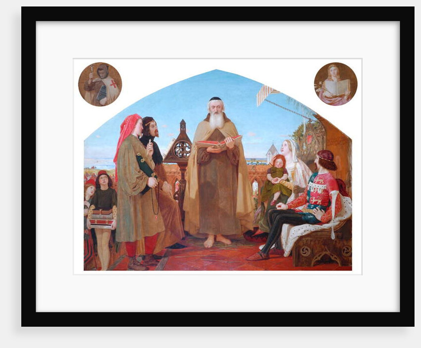 The First Translation of the Bible into English by Ford Madox Brown