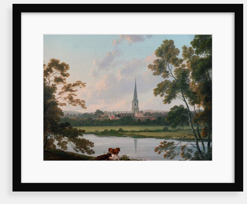 View of Masham and the River Ure at Masham, 1816 by Julius Caesar Ibbetson