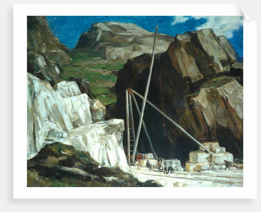 The Marble Quarry, Iona by David Young Cameron
