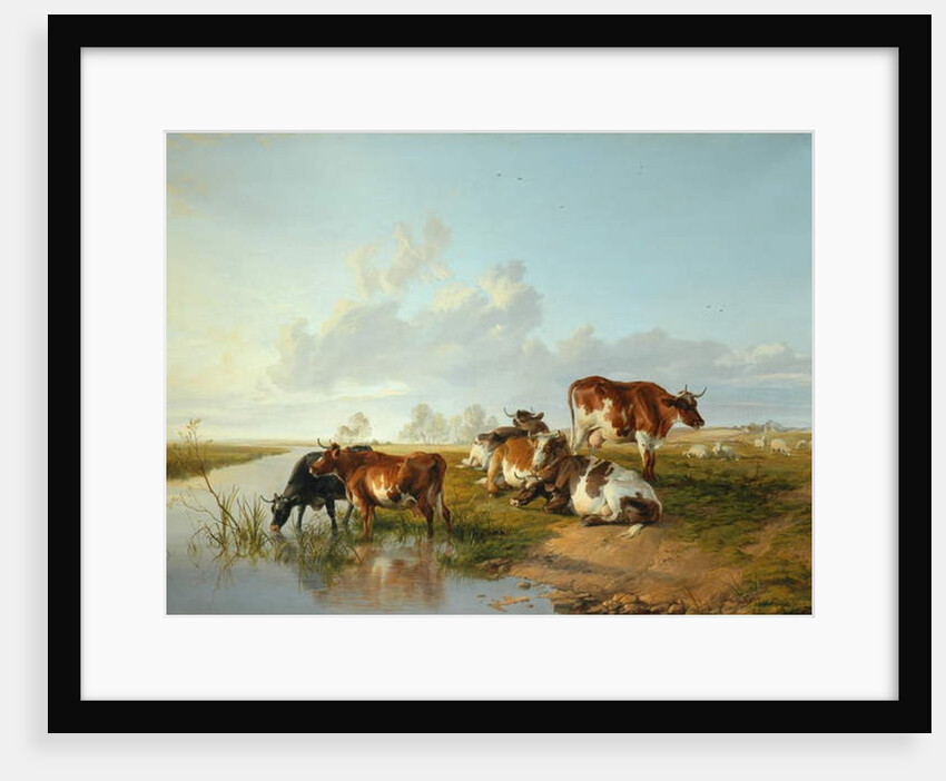 Landscape with a Cattle near Wool, Dorset by Arthur Douglas Peppercorn