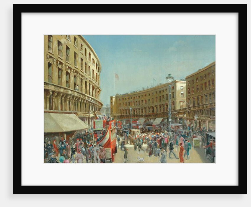 Old Regent Street, 1924 by John Kynnersley Kirby