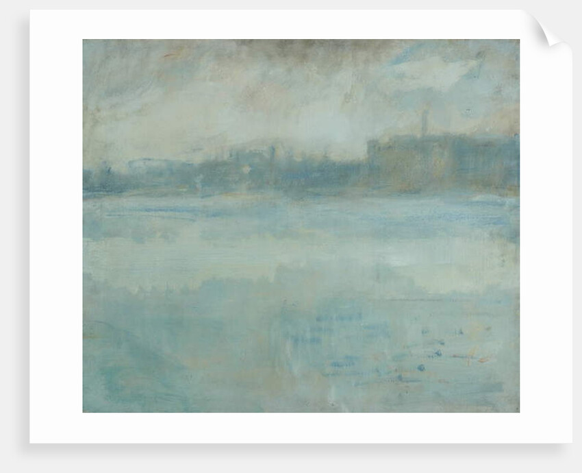 The Thames from the Artist's House in Grosvenor Road by Ambrose McEvoy