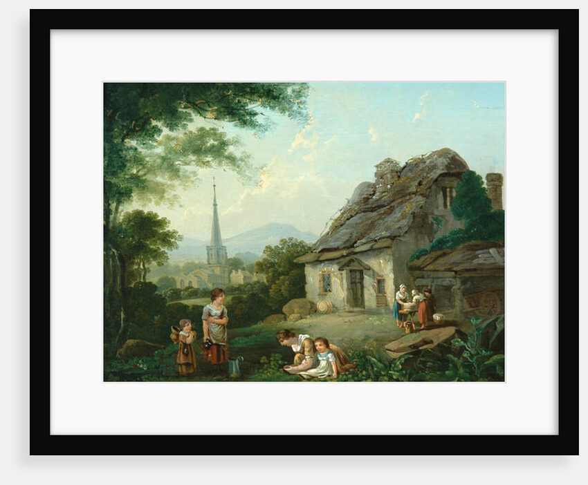 Old Cottage, Masham, 1816 by Julius Caesar Ibbetson